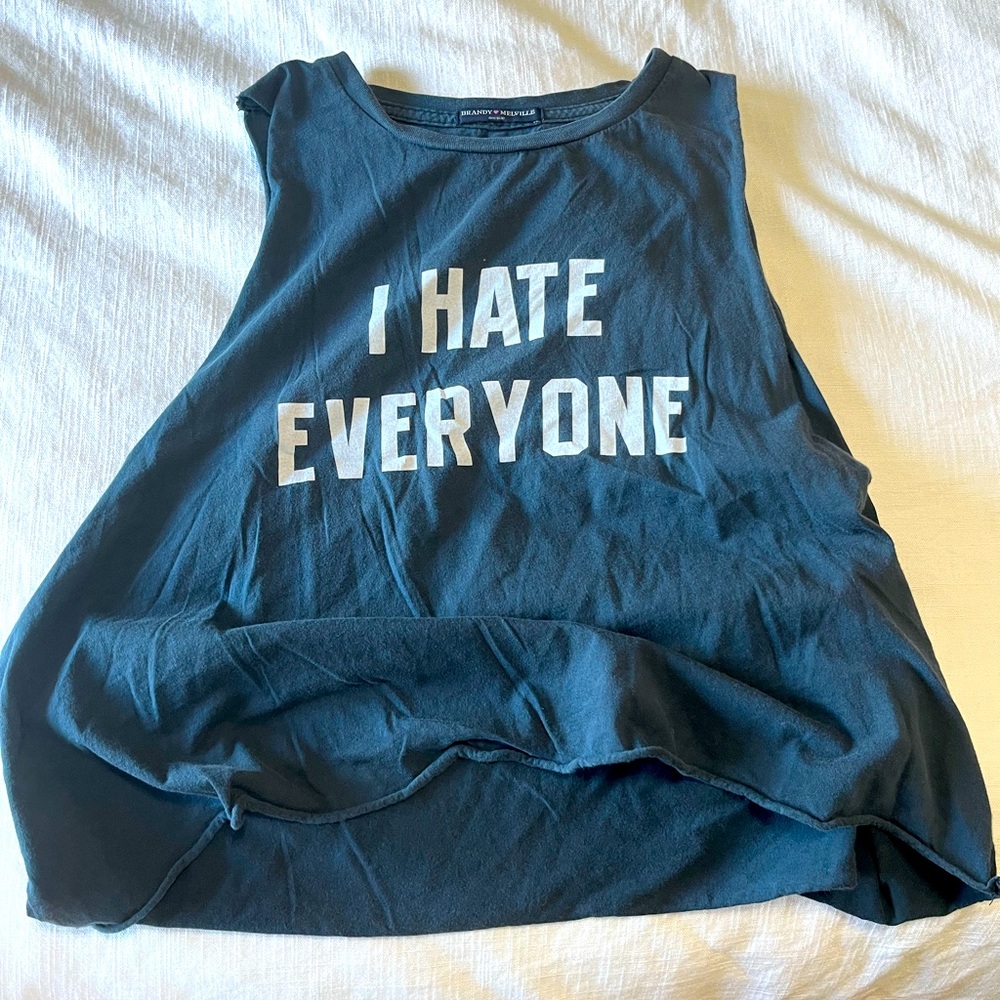 Brandy Melville cut off tank